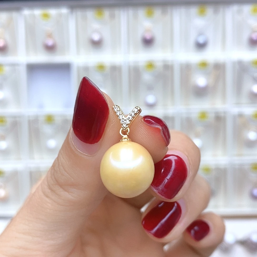 颈饰合金淡水珍珠