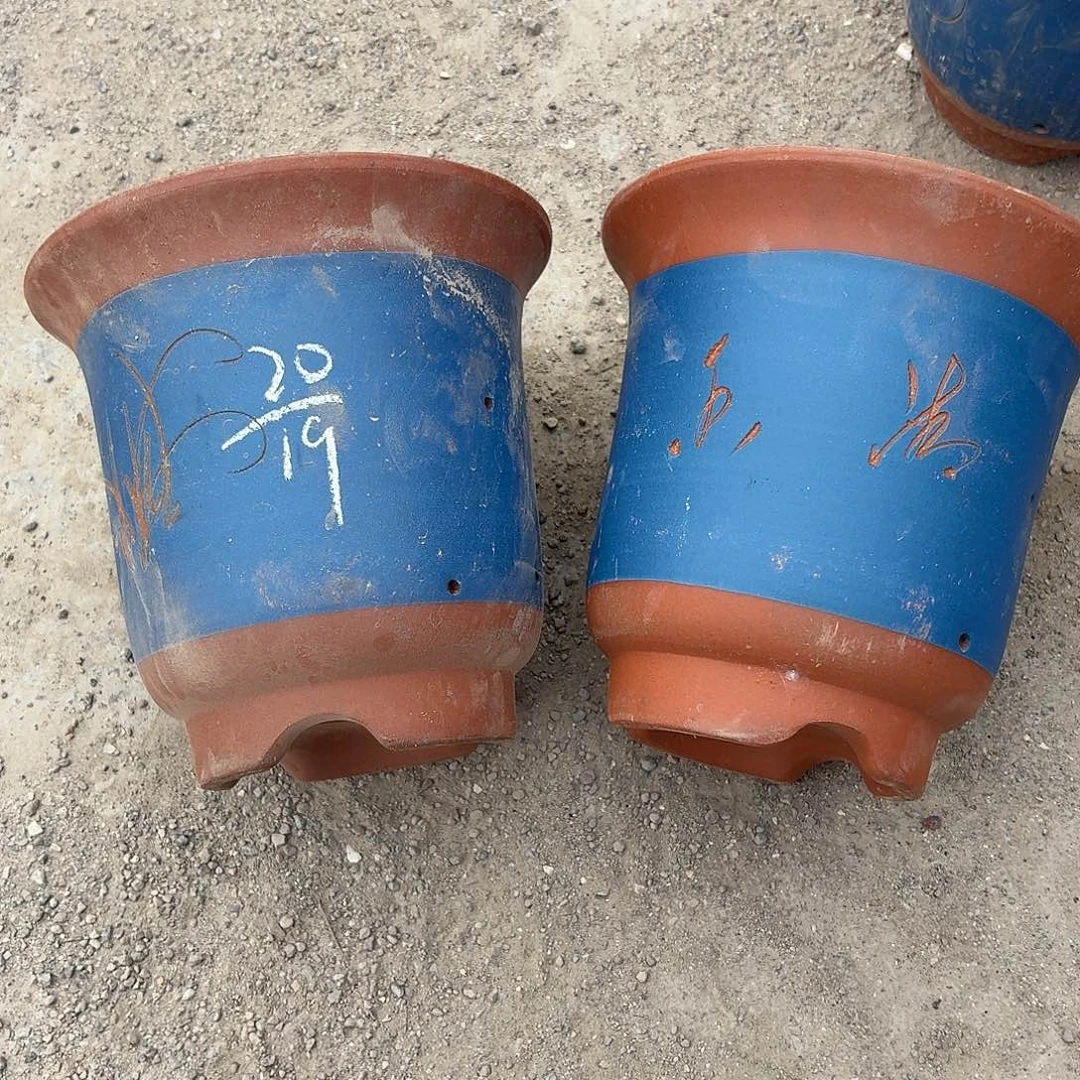 宜兴紫砂花盆，现货发