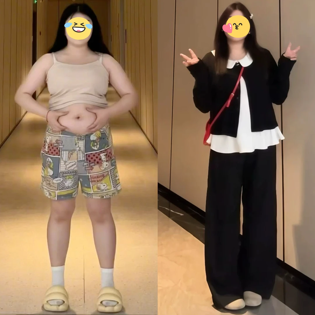 大码女装慵懒风娃娃领背心开衫外套早秋微胖mm显瘦长裤时尚三件套