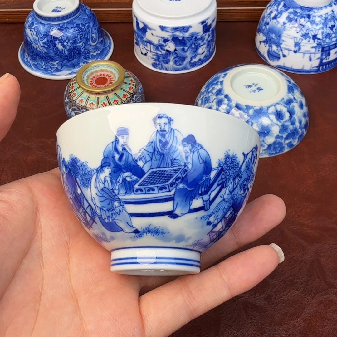 C***i现代景德镇全手工全手绘茶具