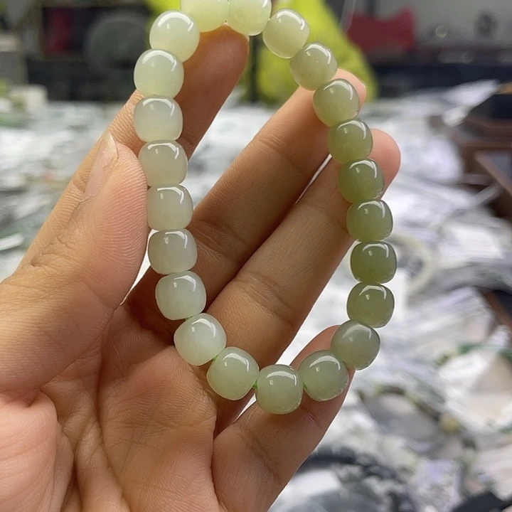 和田玉未镶嵌手串