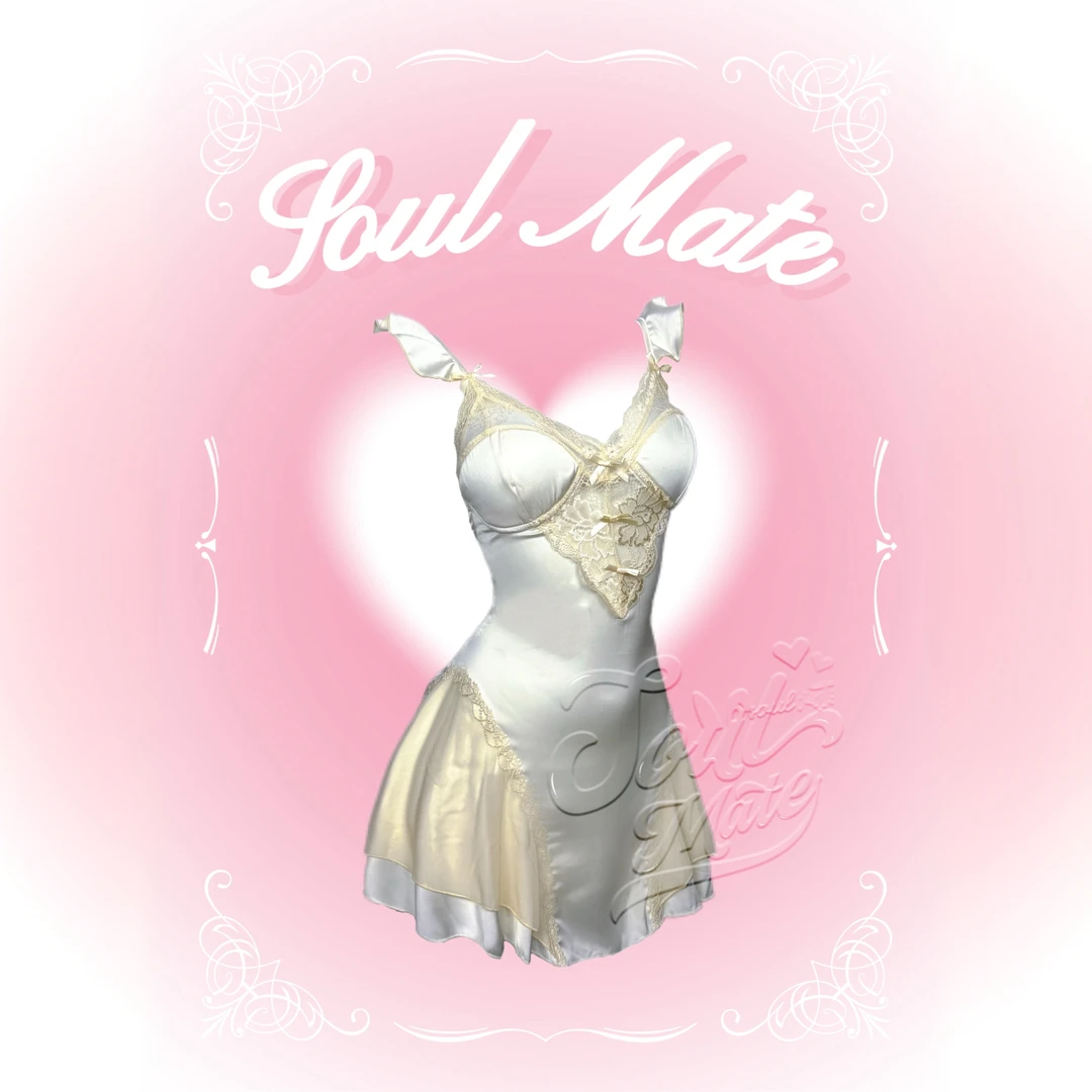 SoulMate「雅典娜」性感纯欲风高级感显瘦遮肚气质轻奢法式睡裙