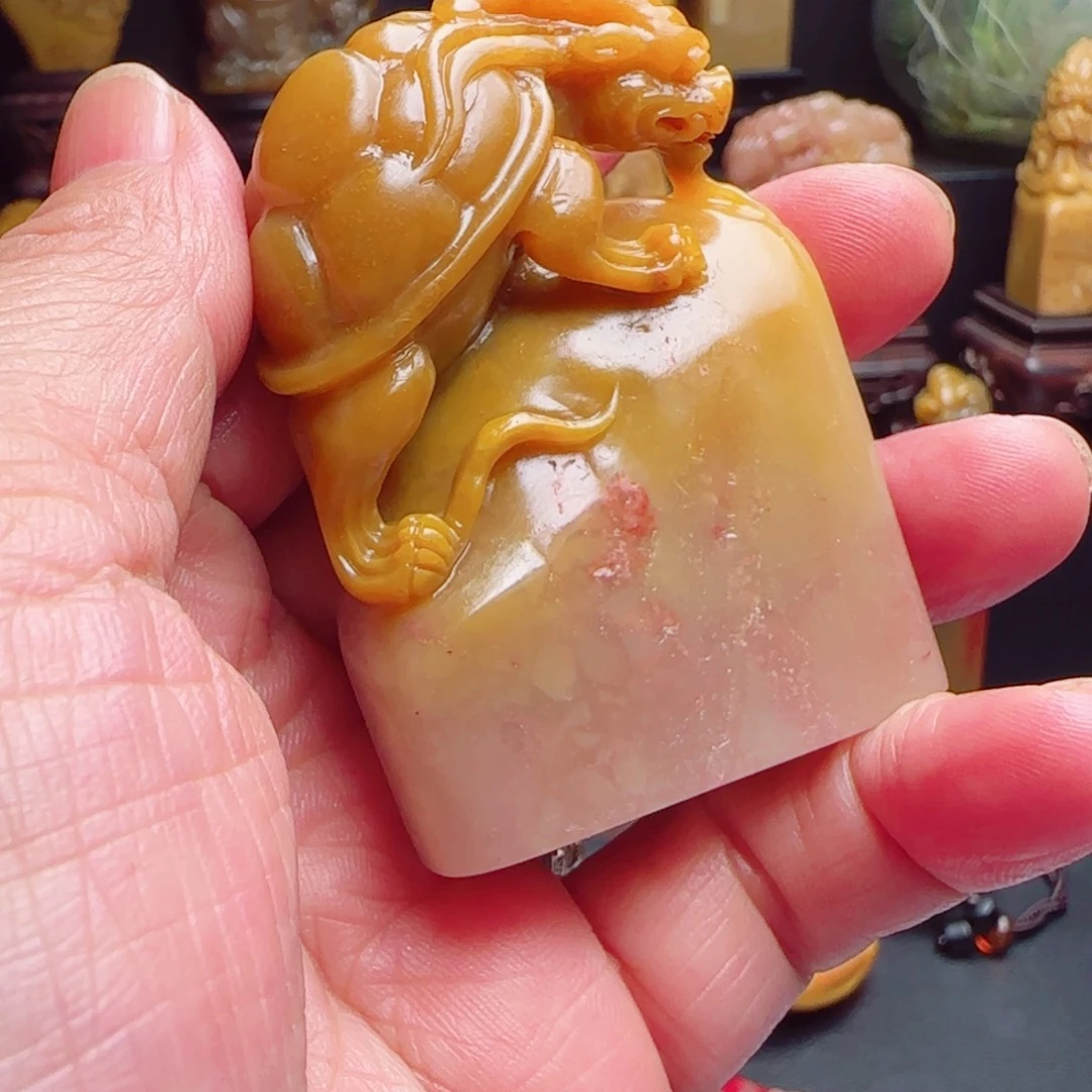 昌化石田黄石印章