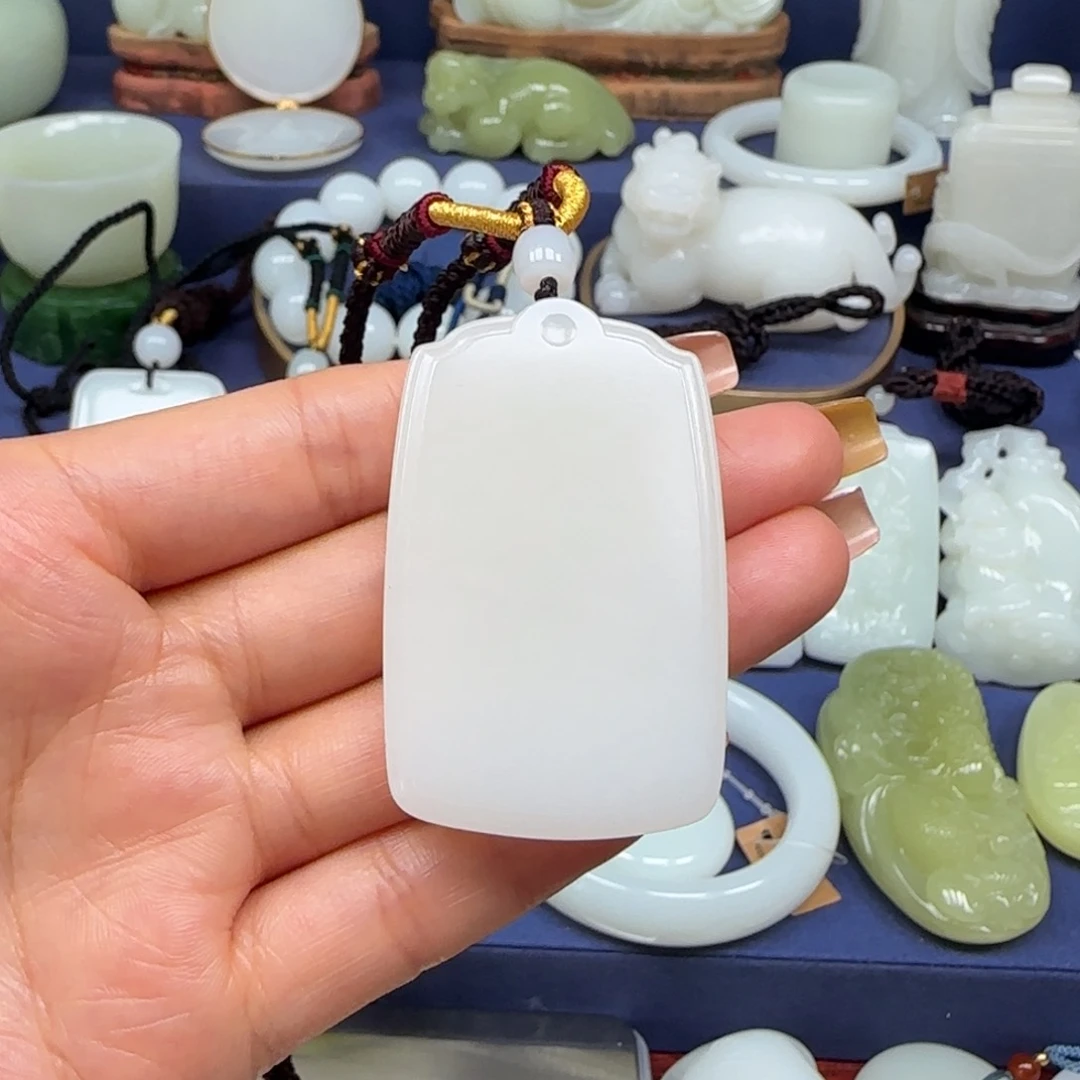 和田玉未镶嵌挂件诚***属