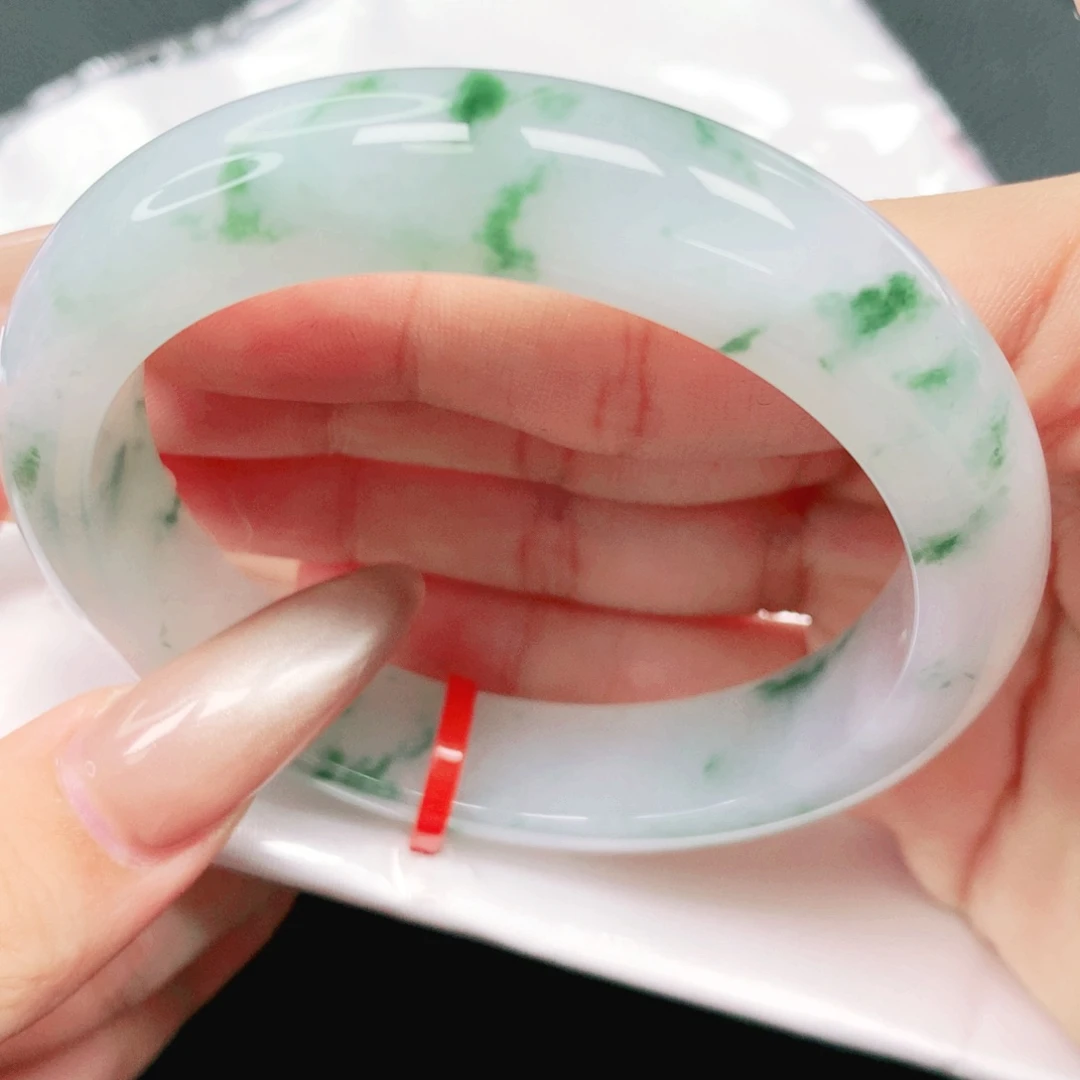 翡翠未镶嵌手镯56