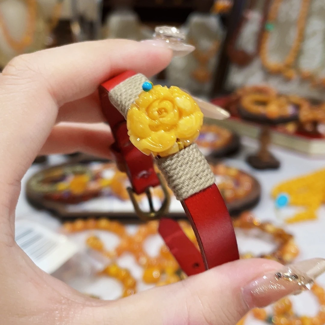 蜜蜡未镶嵌手链手串