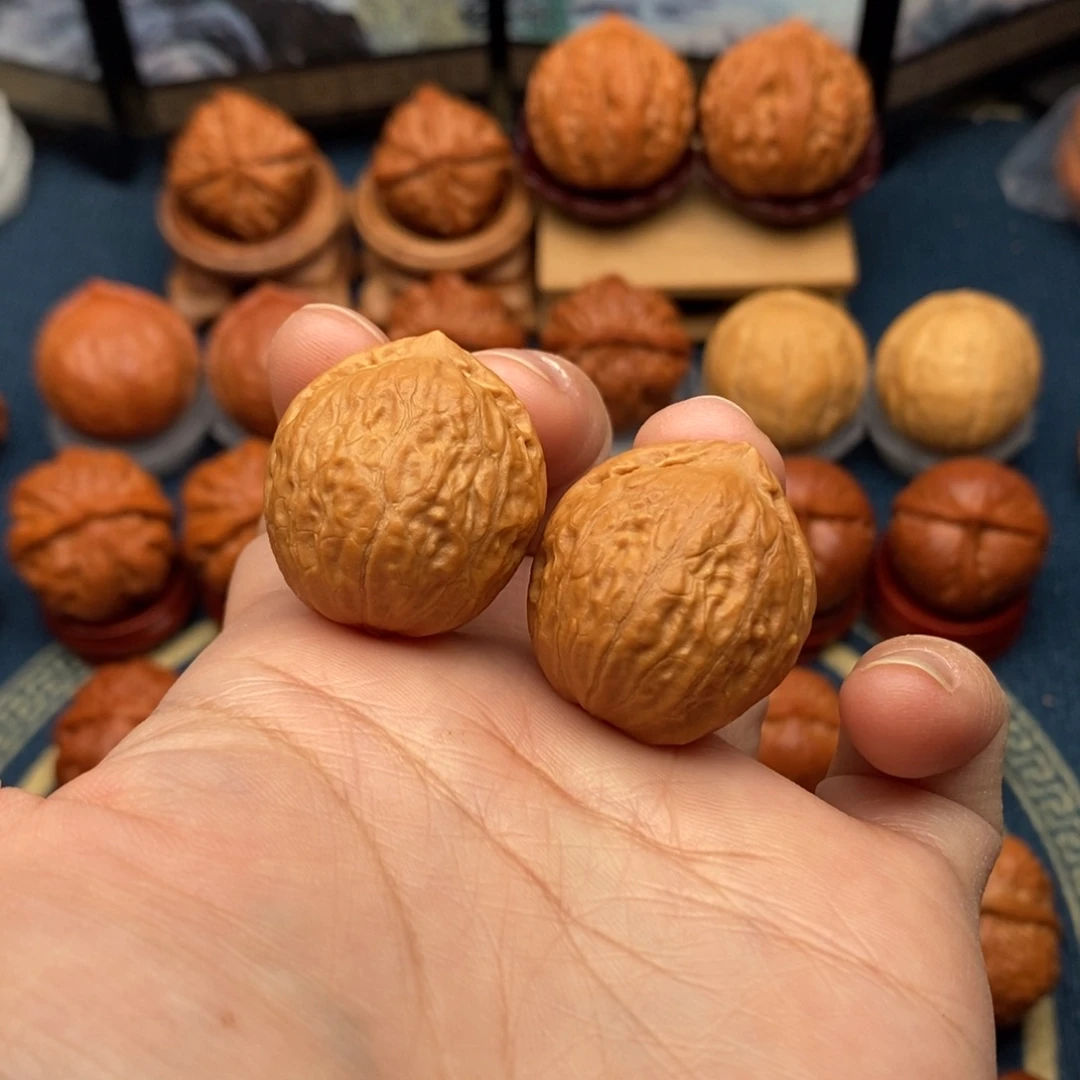 文玩核桃把件小官帽