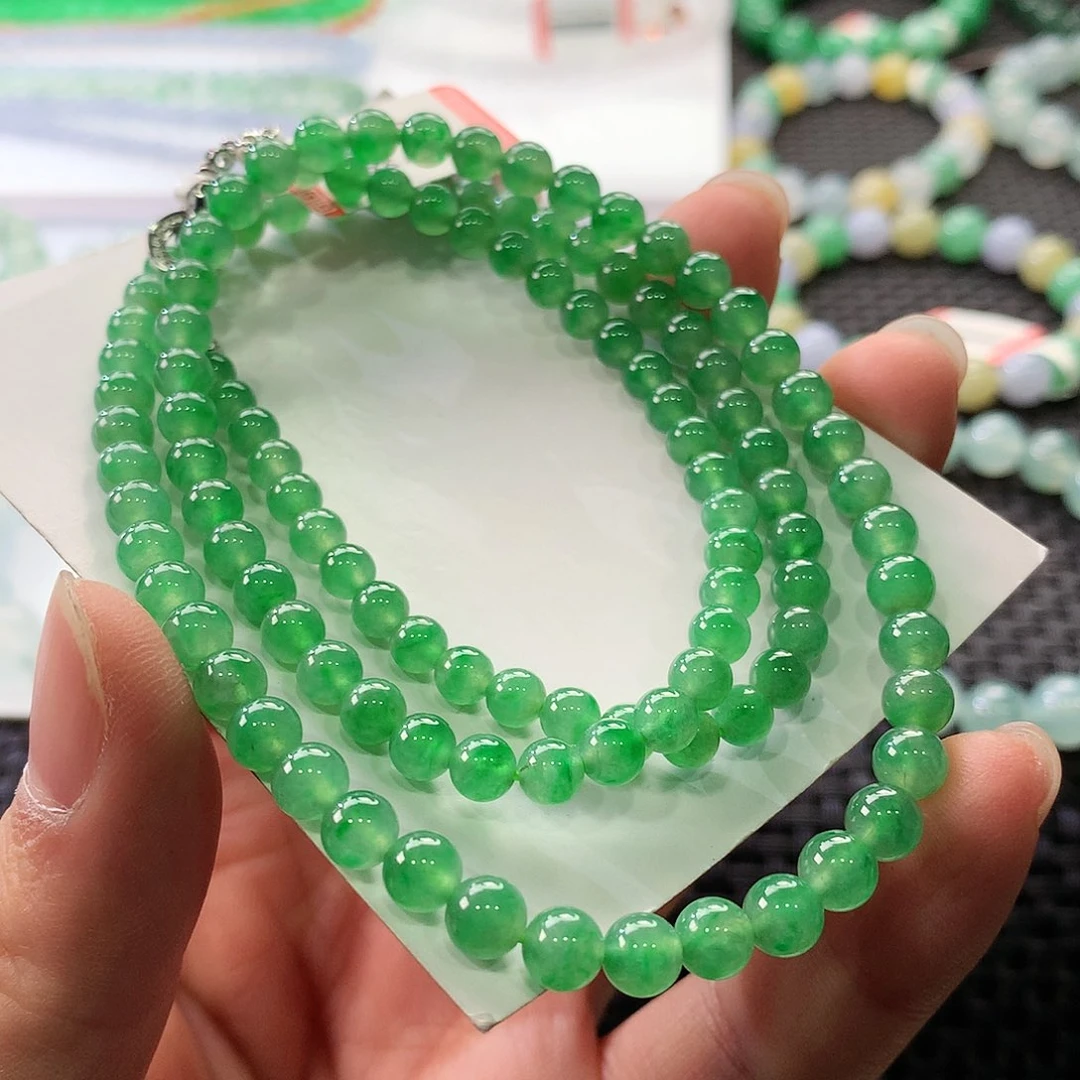 翡翠手链未镶嵌翡翠