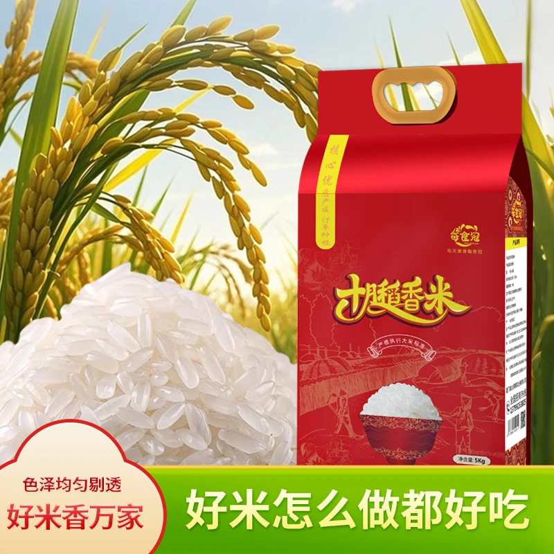 东北黑土地大米10斤十月稻香米真空包装生态大米东北米五常大米