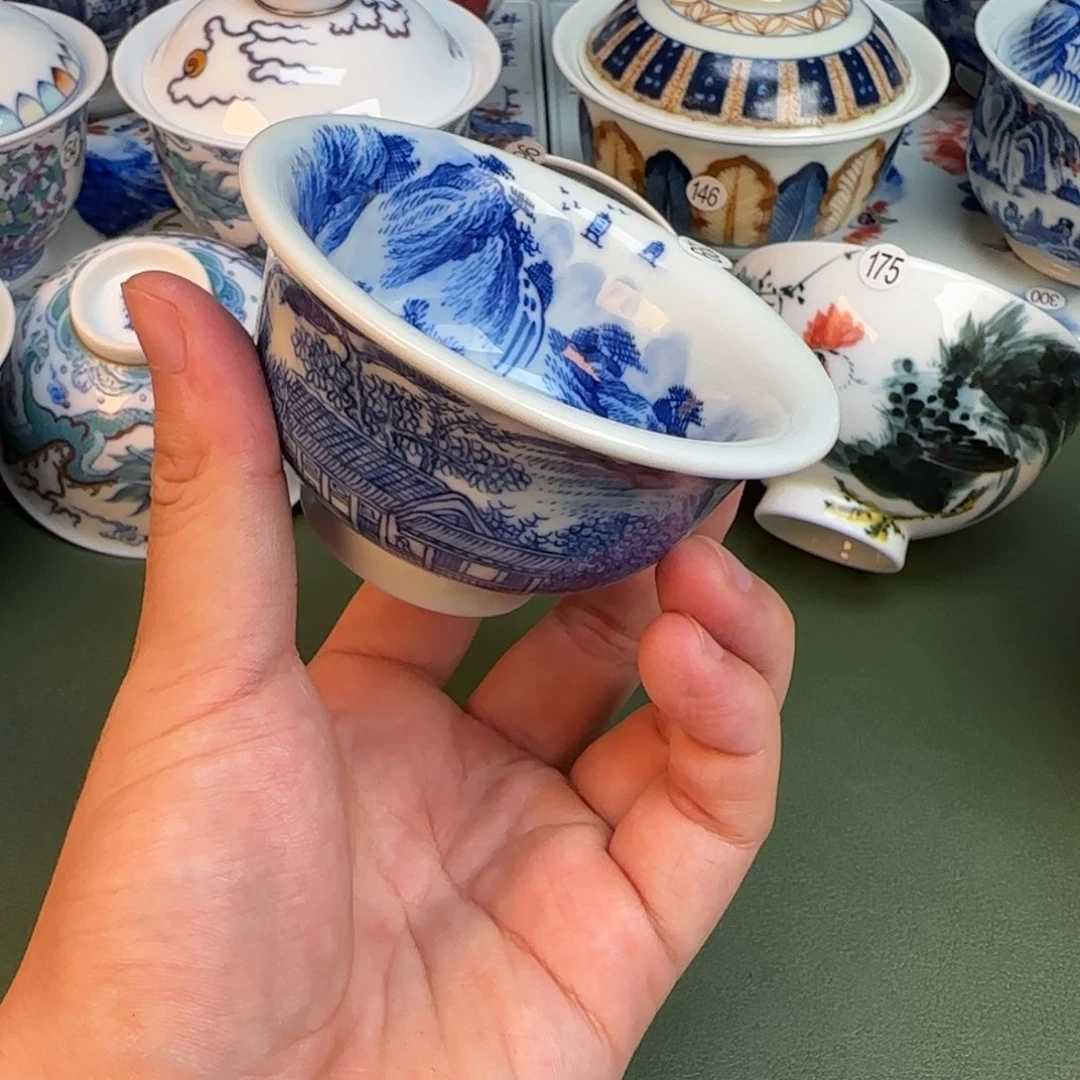 彦祖纯手工手绘茶具199