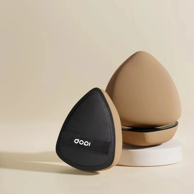 Dopi/咖色水滴粉底液空气粉扑