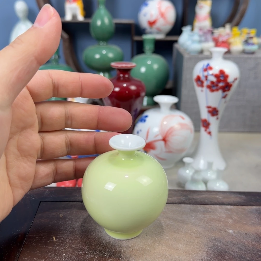 陶瓷手工小花器摆件