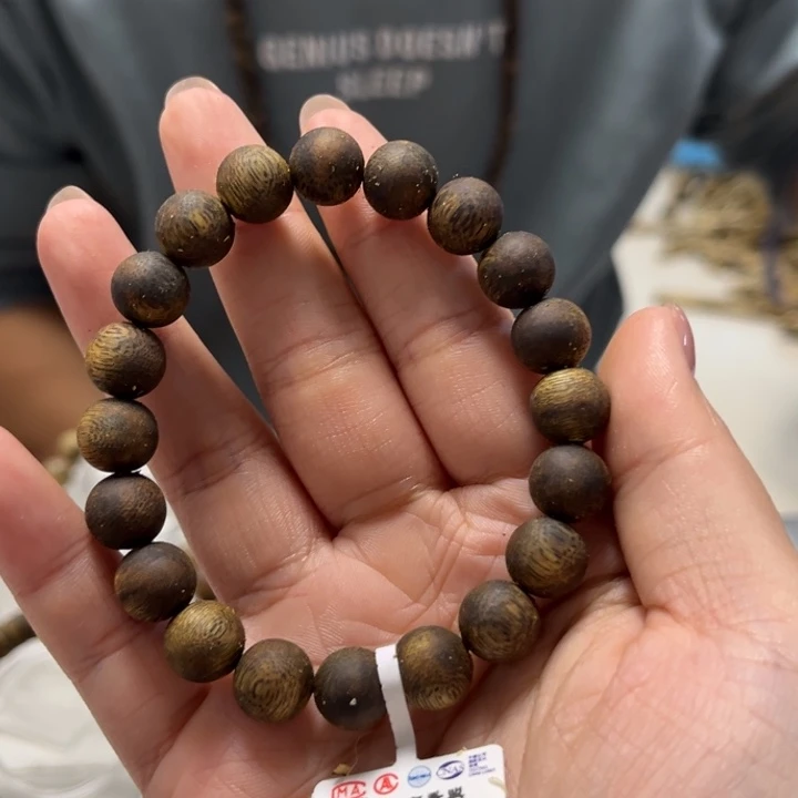 沉香手串1.0圆珠单圈多样性发1
