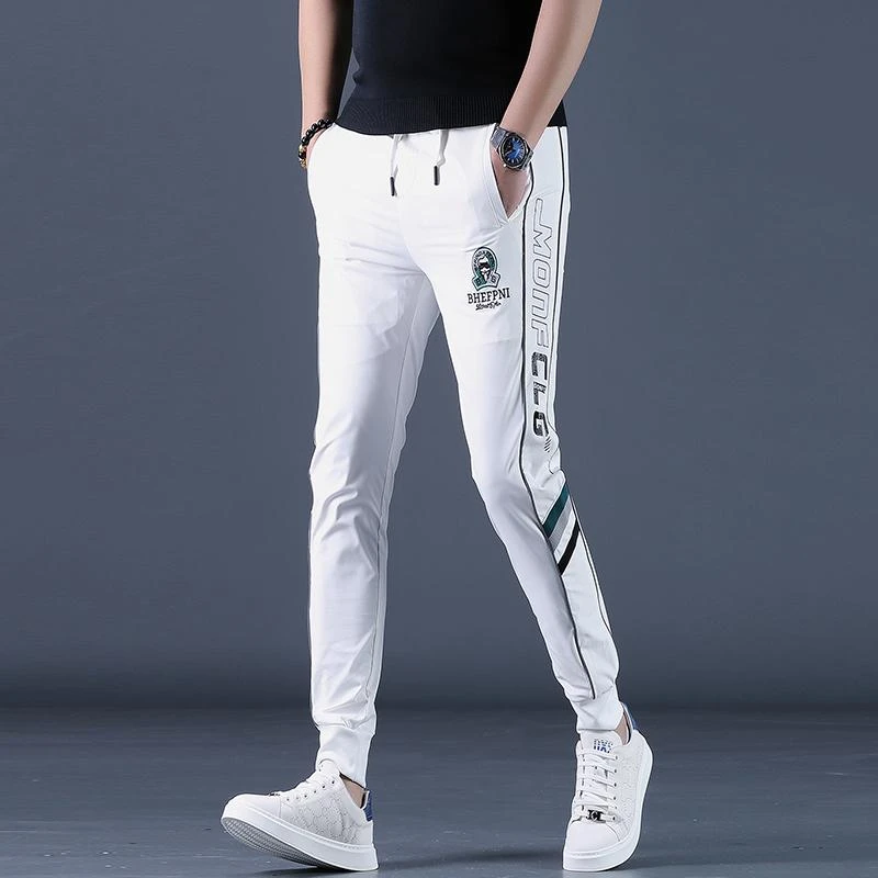 2025新款男春夏九分裤韩版潮流休闲裤男款卫裤男士潮牌束脚裤子男