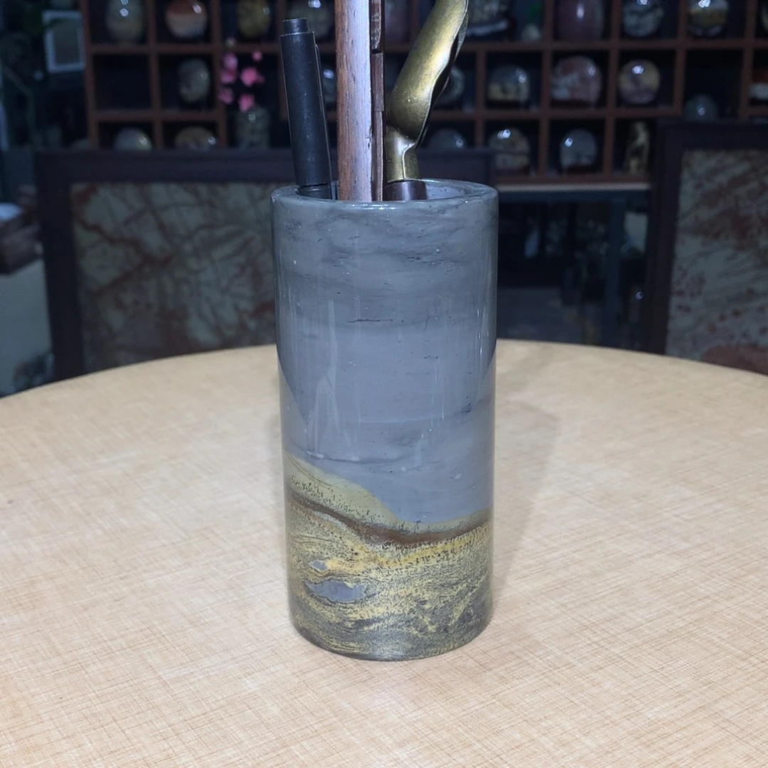 紫砂，广西国画石摆件，收藏观赏漫*