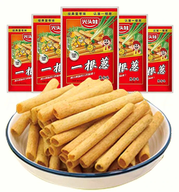 光头娃一根葱葱零食儿童香味经典童年解馋小卖部怀旧葱香味大包浓