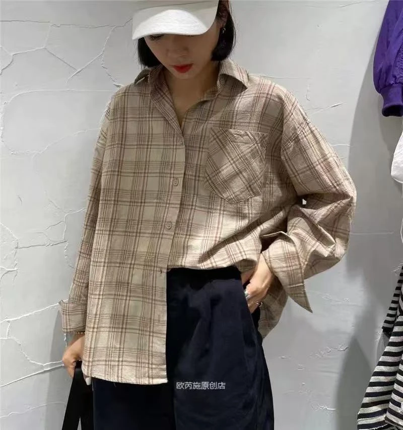 294-福利款-不换不退 格子衬衫