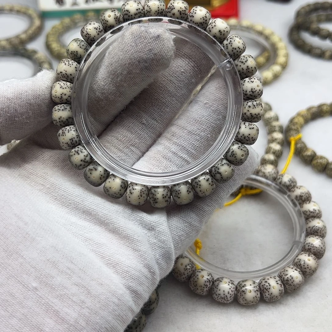 手串星月菩提98横纹留白  114