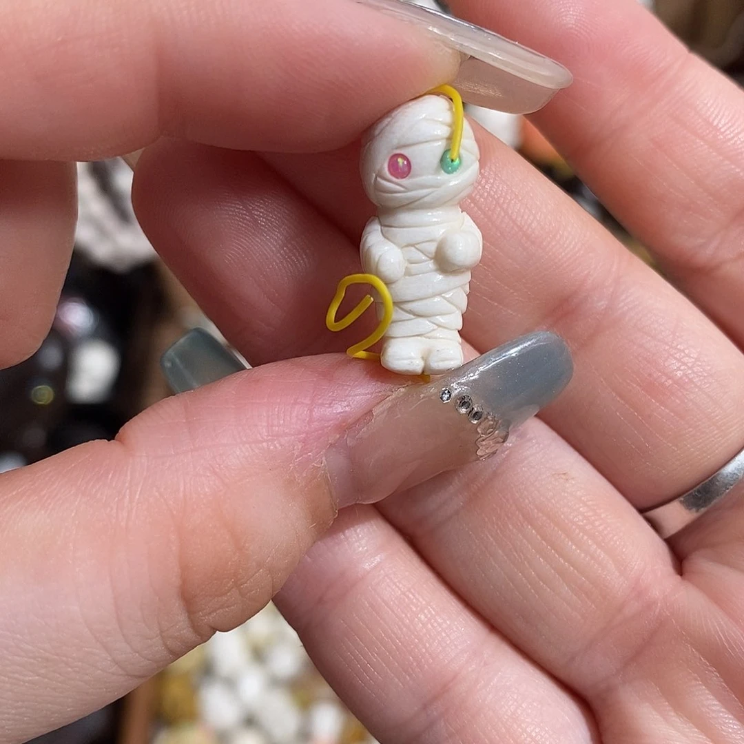 把件鹿骨。**。M25小木乃伊鹿角