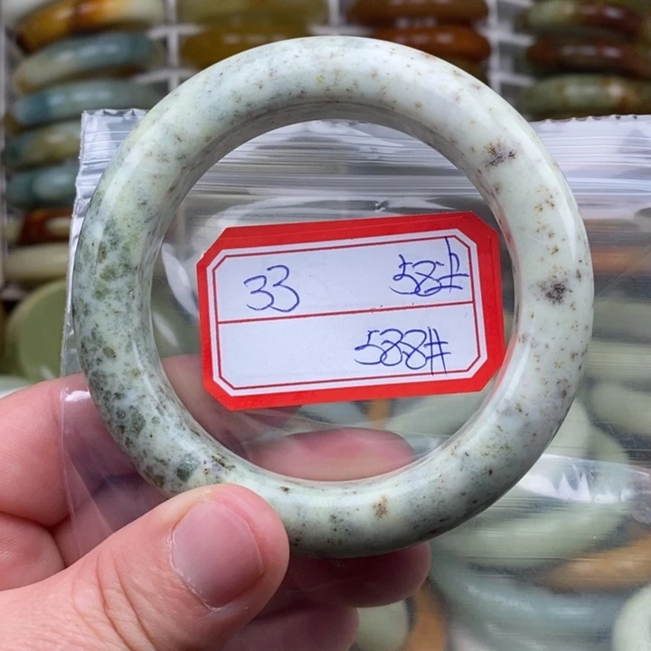 未镶嵌蛇纹石玉手绳