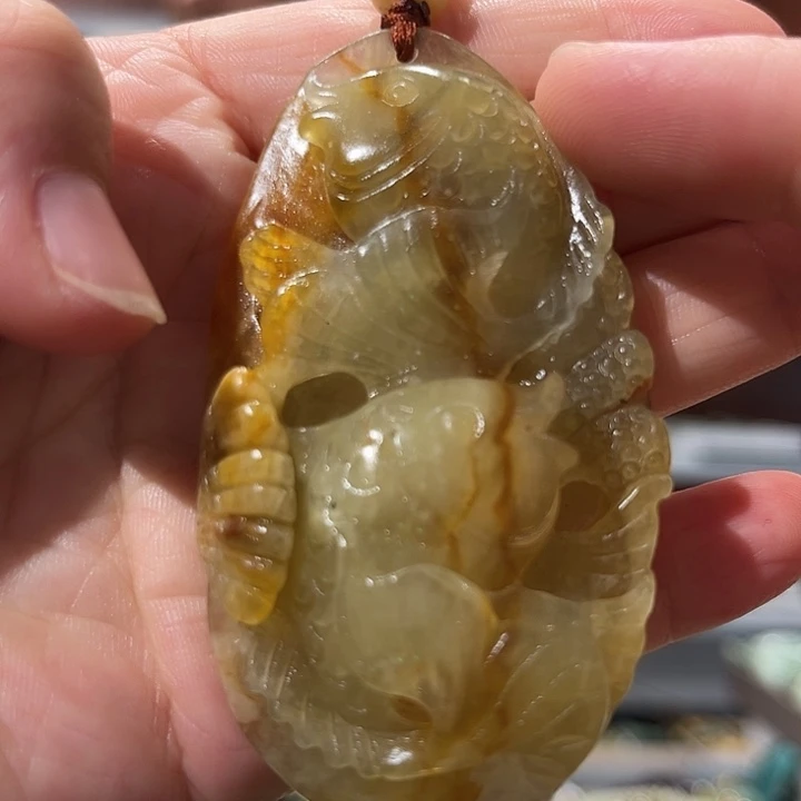 岫玉未镶嵌毛衣链