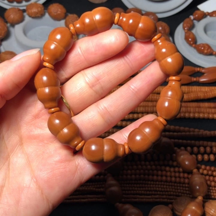 橄榄核手串/手链葫芦隔片款