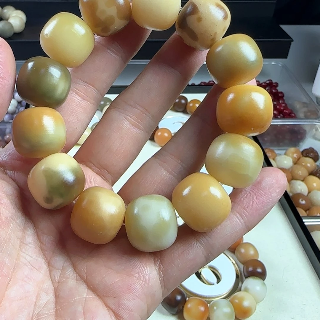 菩提根/象牙果手串龙*瑕疵手串一条