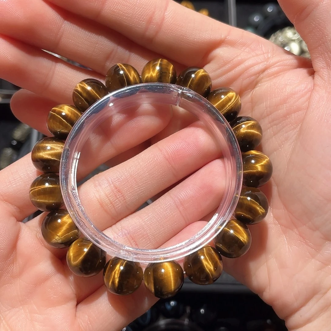 木变石（虎睛石）手链未镶嵌好**.