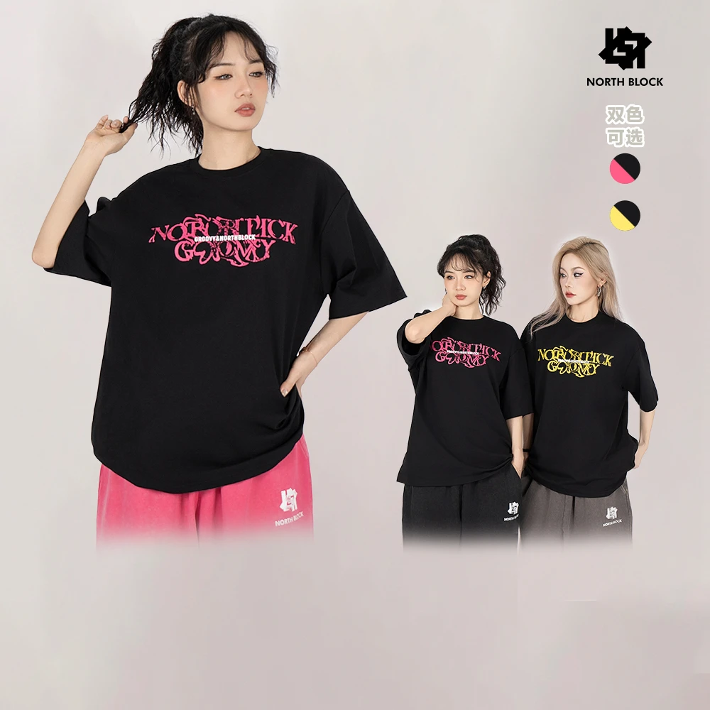 NorthBlock北街区 X Groovy 联名款美式斑驳磨损印花短袖T恤
