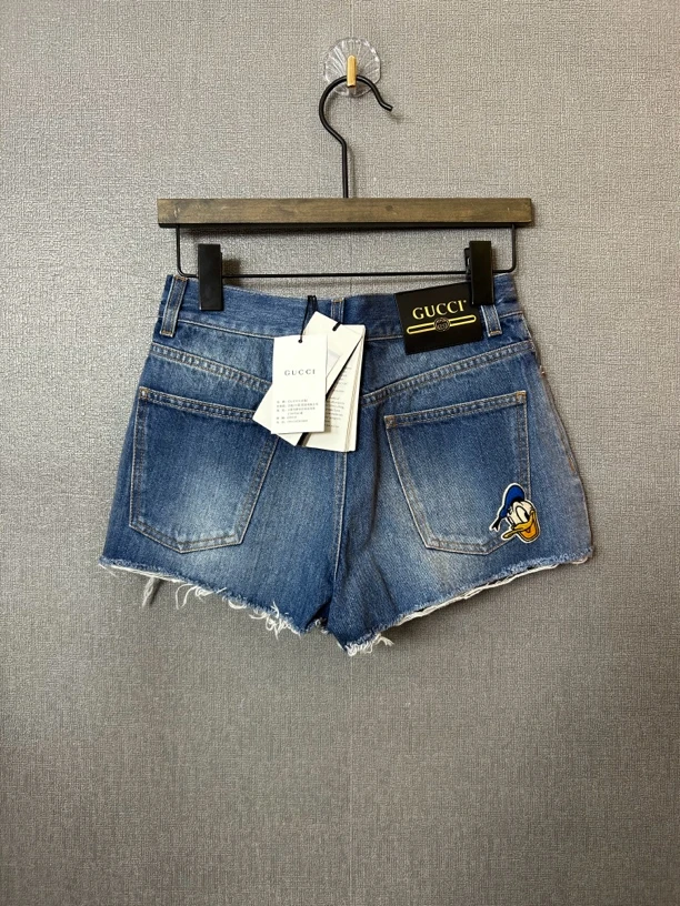 99新 GUCCI/古驰 古驰gucci牛仔短裤99新