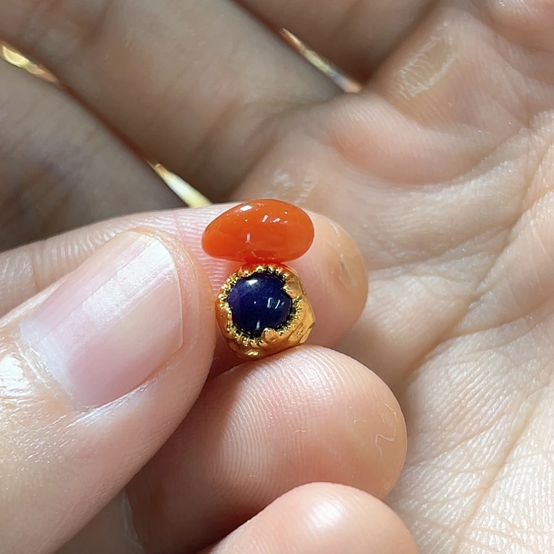 18K金镶嵌苏纪石（舒俱来）珠宝奇石?****a4