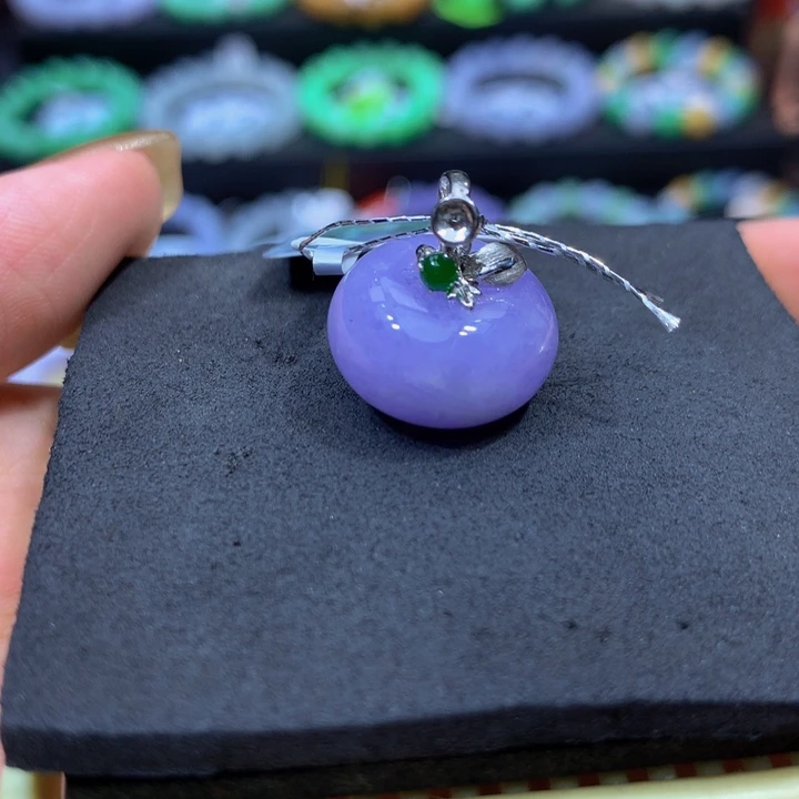 翡翠18K金镶嵌手链翡翠