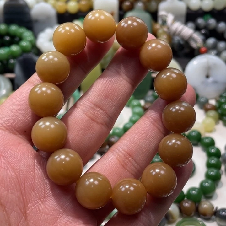 和田玉未镶嵌手串