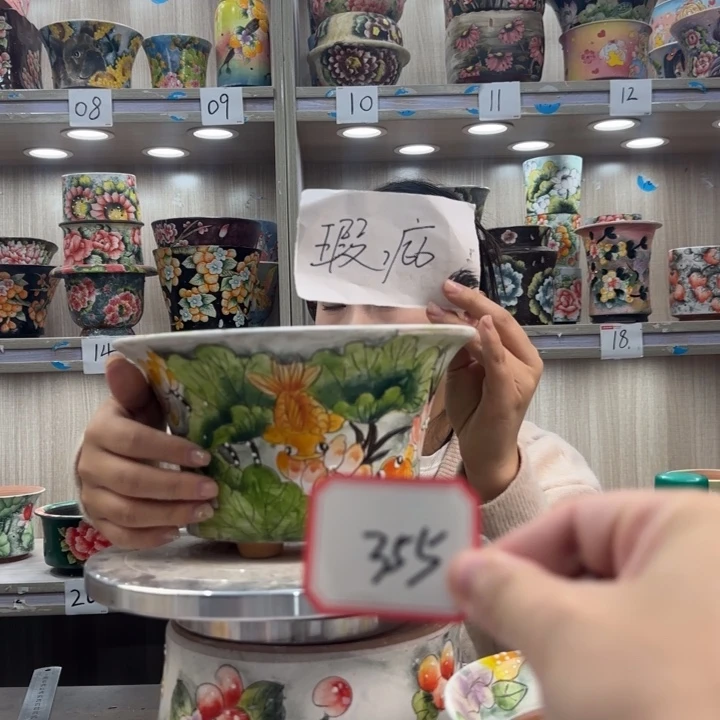 紫砂花盆瑕疵瑕疵355