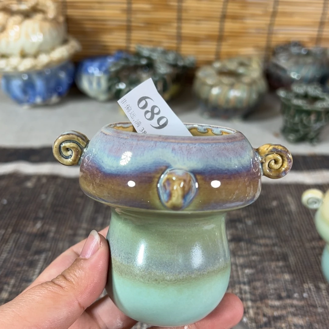 陶瓷景德镇手工花盆