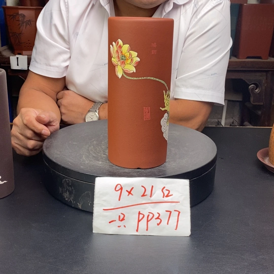 紫砂花盆货号一只PP377