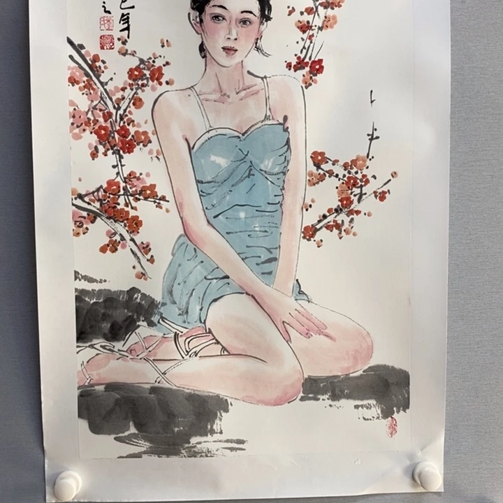 国画亲笔手绘原创