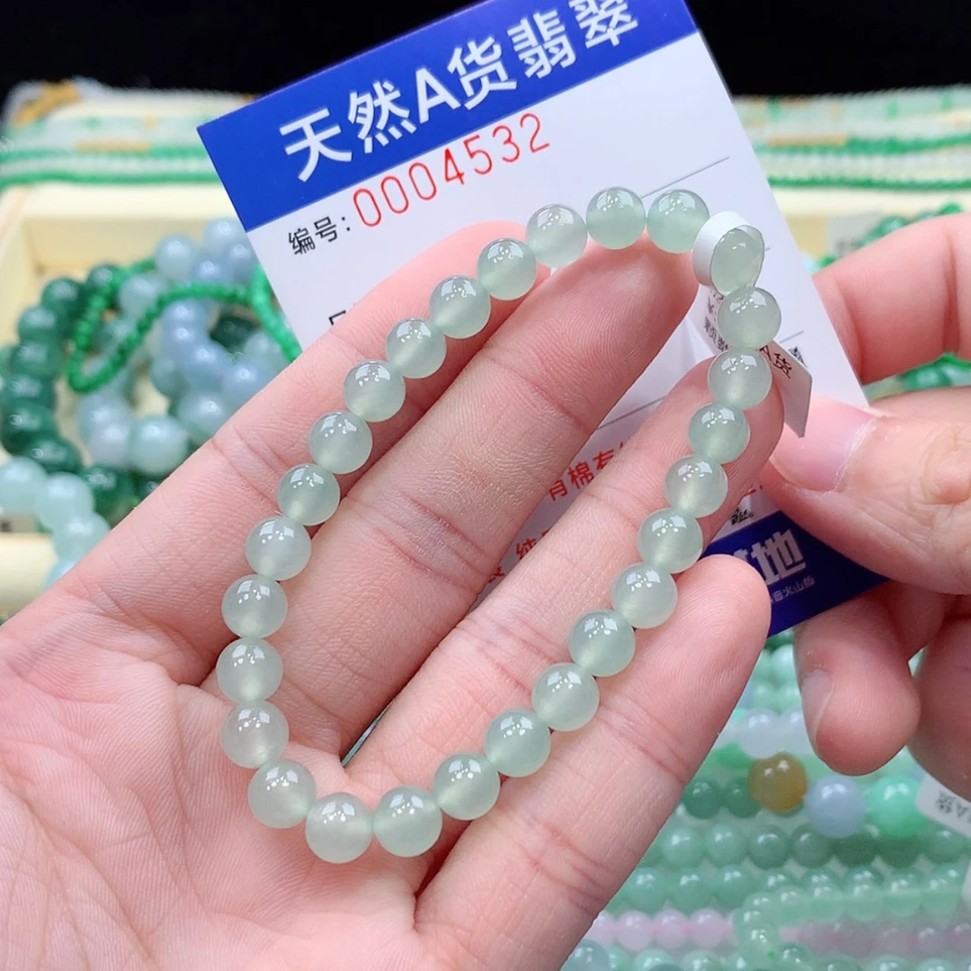 【闪购商品】项链未镶嵌翡翠叫**呢缅甸天然A货翡翠