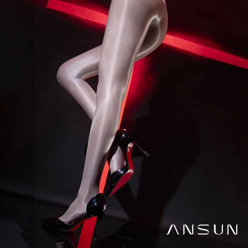安幸「嘉宾」shaping40D缎光油亮深裆无缝裆性感光泽连裤袜大码