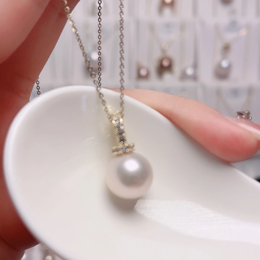 未镶嵌淡水珍珠吊坠(赠链)