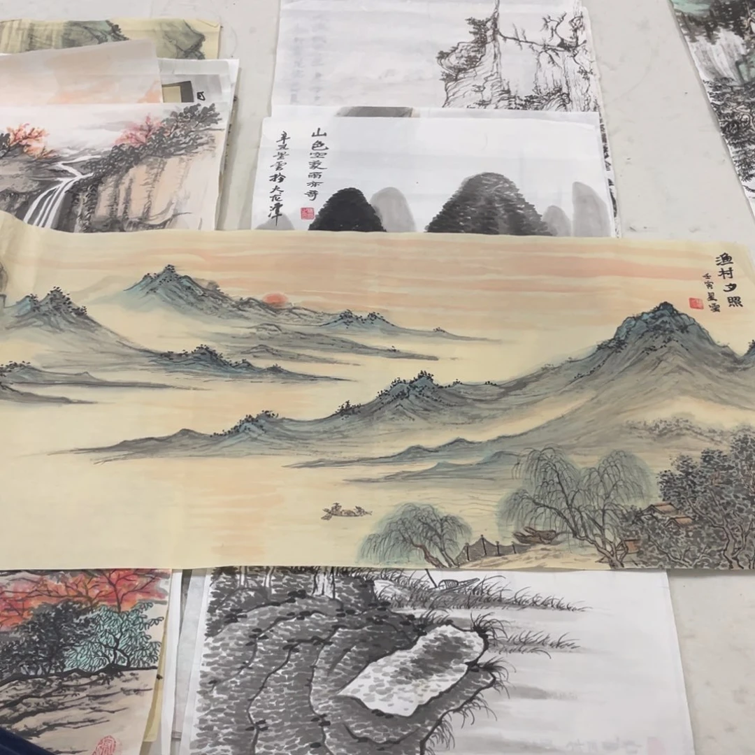 国画星云老师绘画