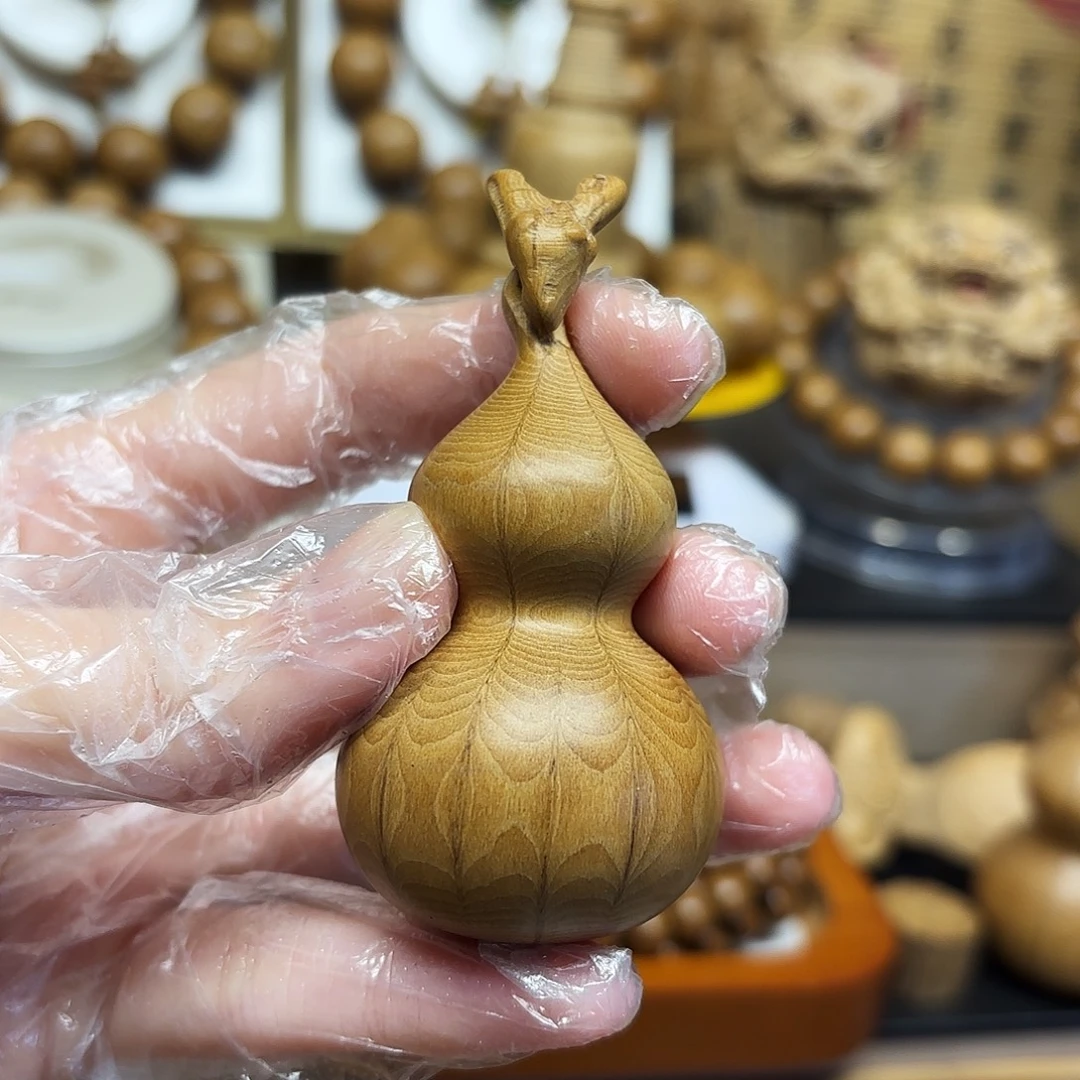 六道木龙头葫芦手把件