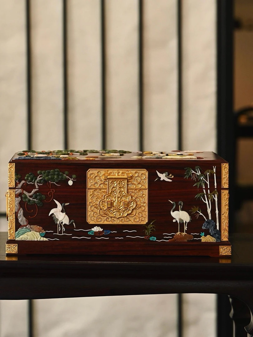 《花丝京剧》木制木盒包装