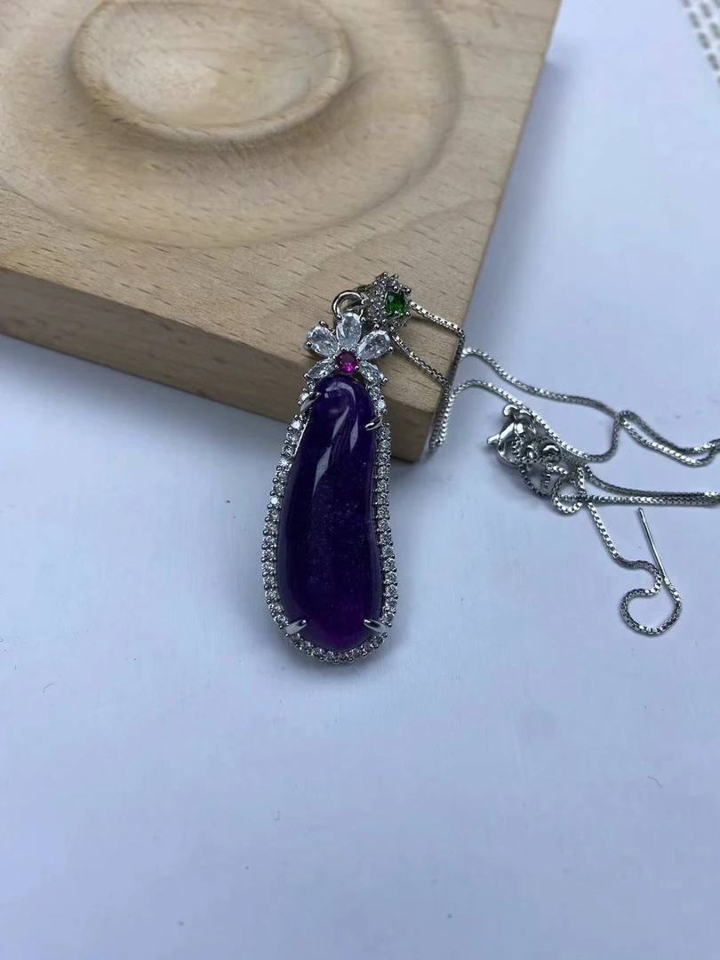 N90冰紫吊坠经典精品时尚气质百搭情侣多样性发一