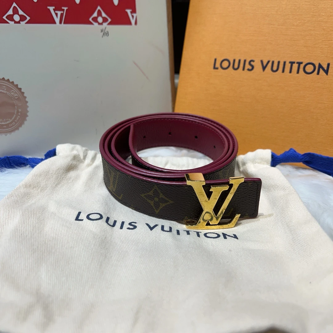 95新 LouisVuitton/路易威登 lv老花腰带90码 cj3246
