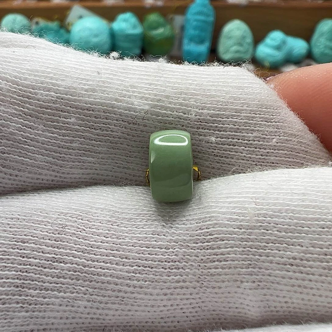 绿松石直切珠 未镶嵌