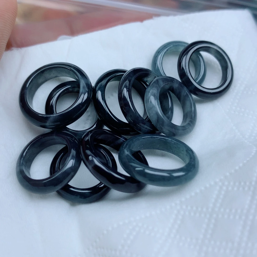 翡翠未镶嵌项链珠子翡翠