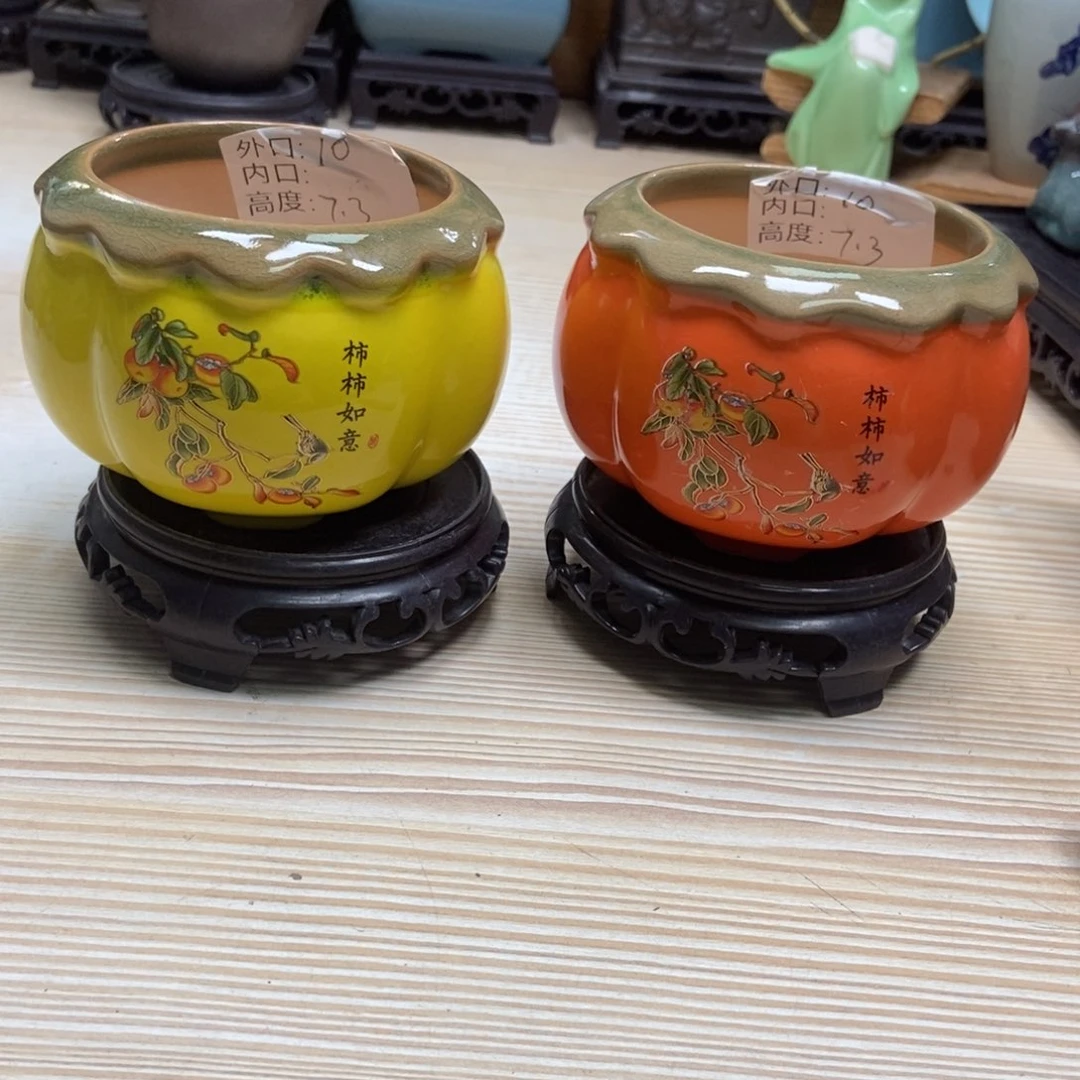 瓷片陶瓷花盆陶瓷艺术
