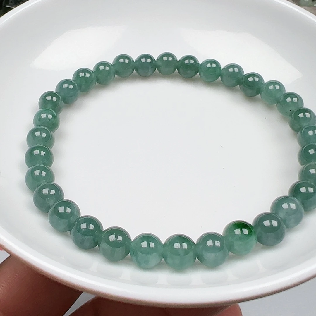 翡翠手链未镶嵌?***?货主老华