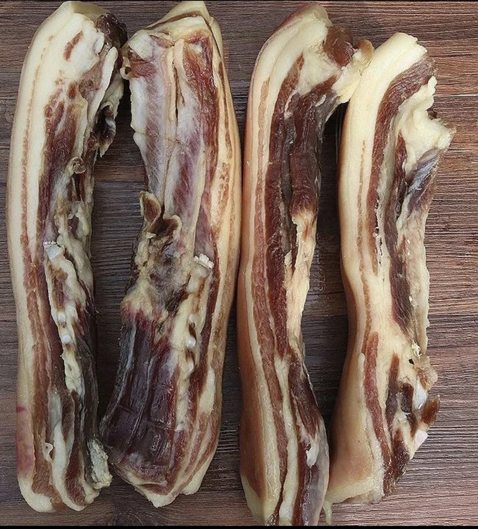 云知道土猪肉腊肉湖北传统阳干自然晒土猪肉顺丰包邮